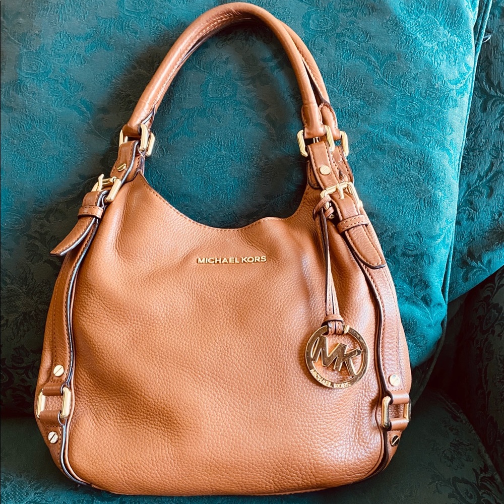 Michael Kors Soft Pebbled Leather Satchel